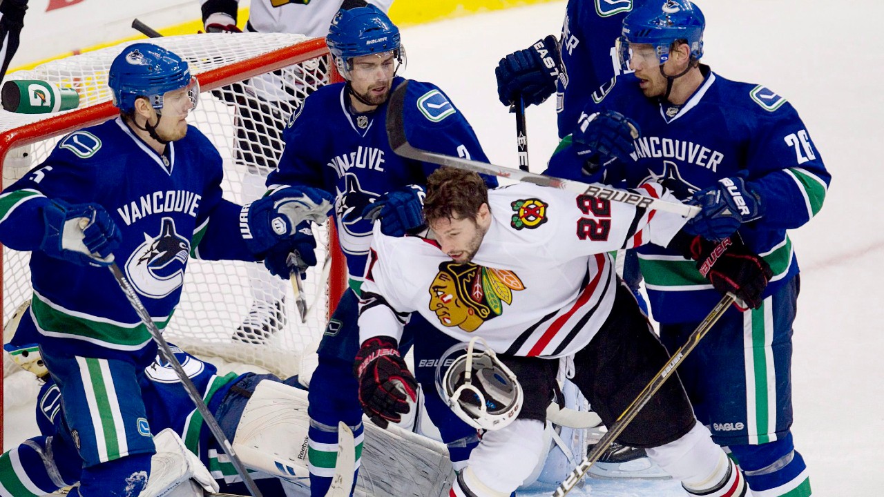 In battle of NHL's first and last, Canucks best Blackhawks - The Rink Live