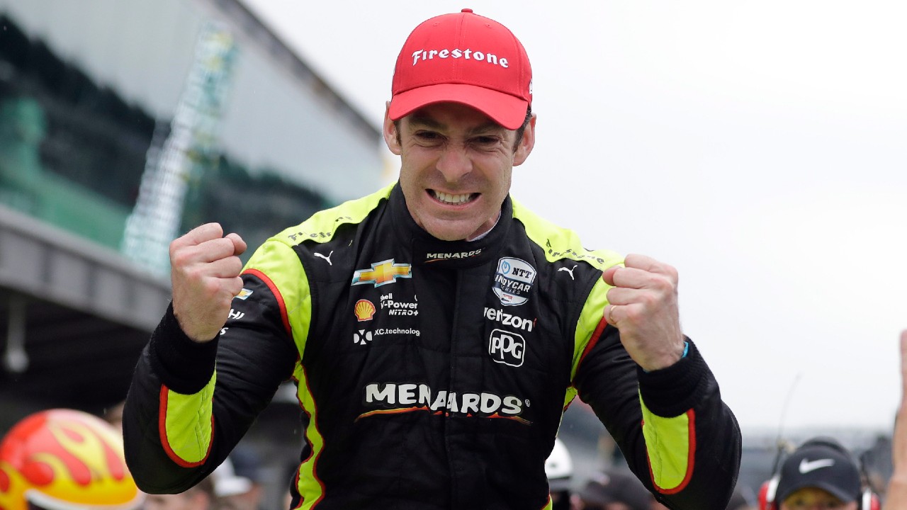 Despite a treacherous crash last season, Simon Pagenaud revealed he's hoping to race in 2024. (Darron Cummings/AP)