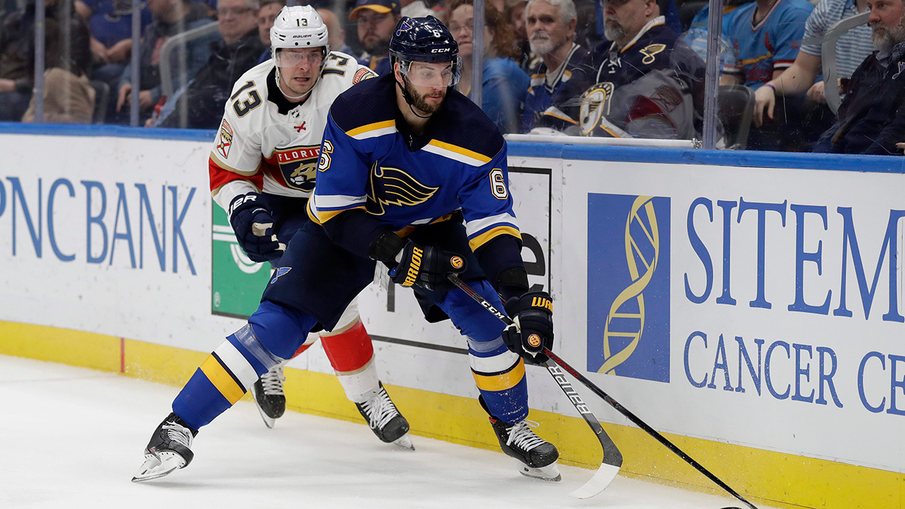 blues-marco-scandella-handles-puck-against-panthers