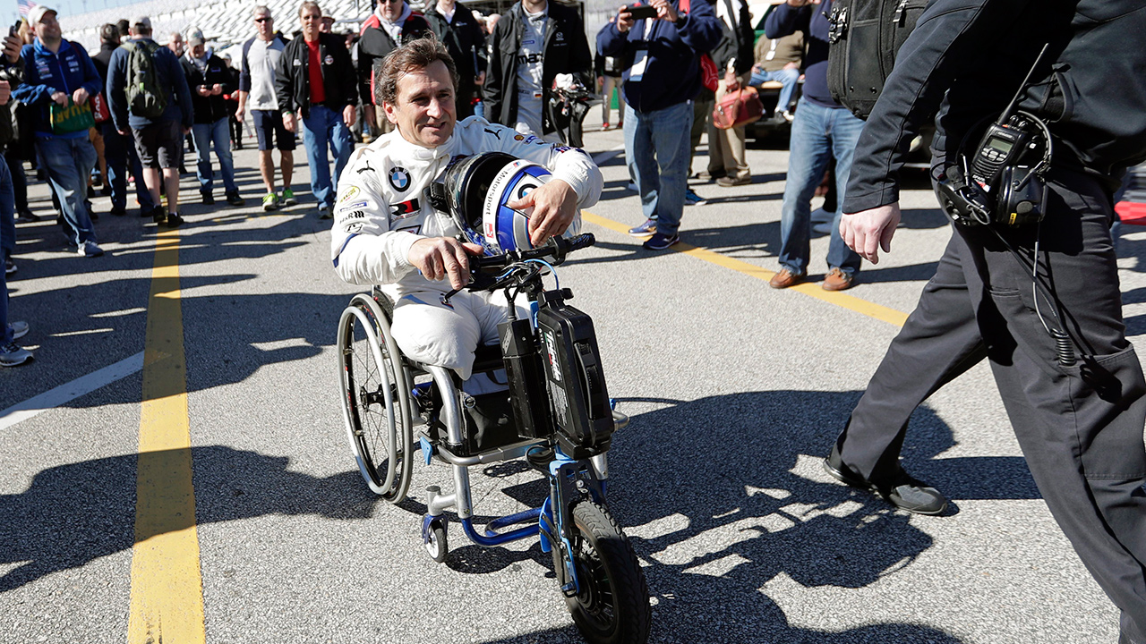 Pope hails Zanardi’s ‘lesson of humanity’ through disability