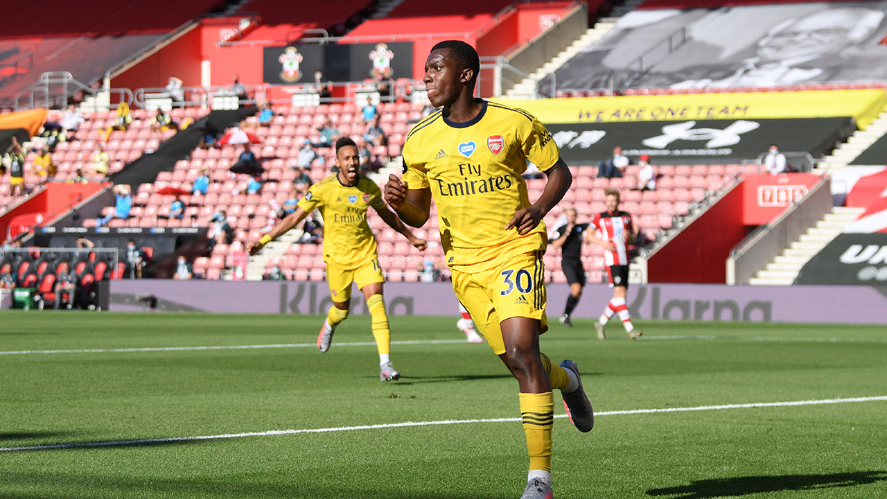 arsenal-eddie-nketiah-celebrates-goal