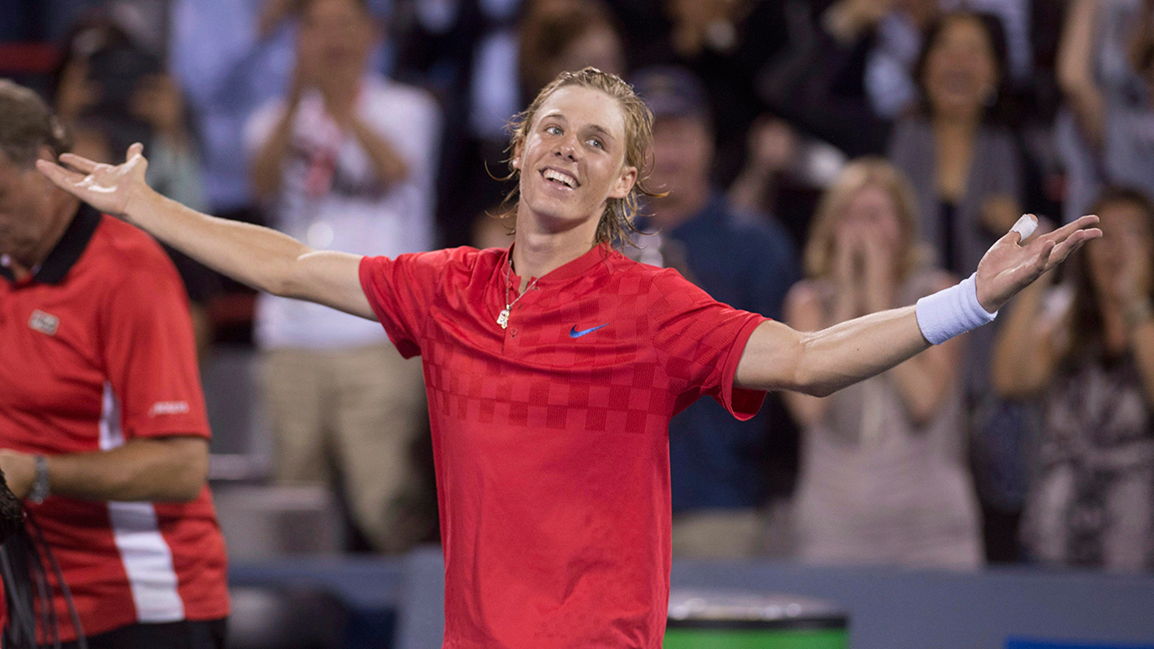 denis-shapovalov-celebrates-rogers-cup