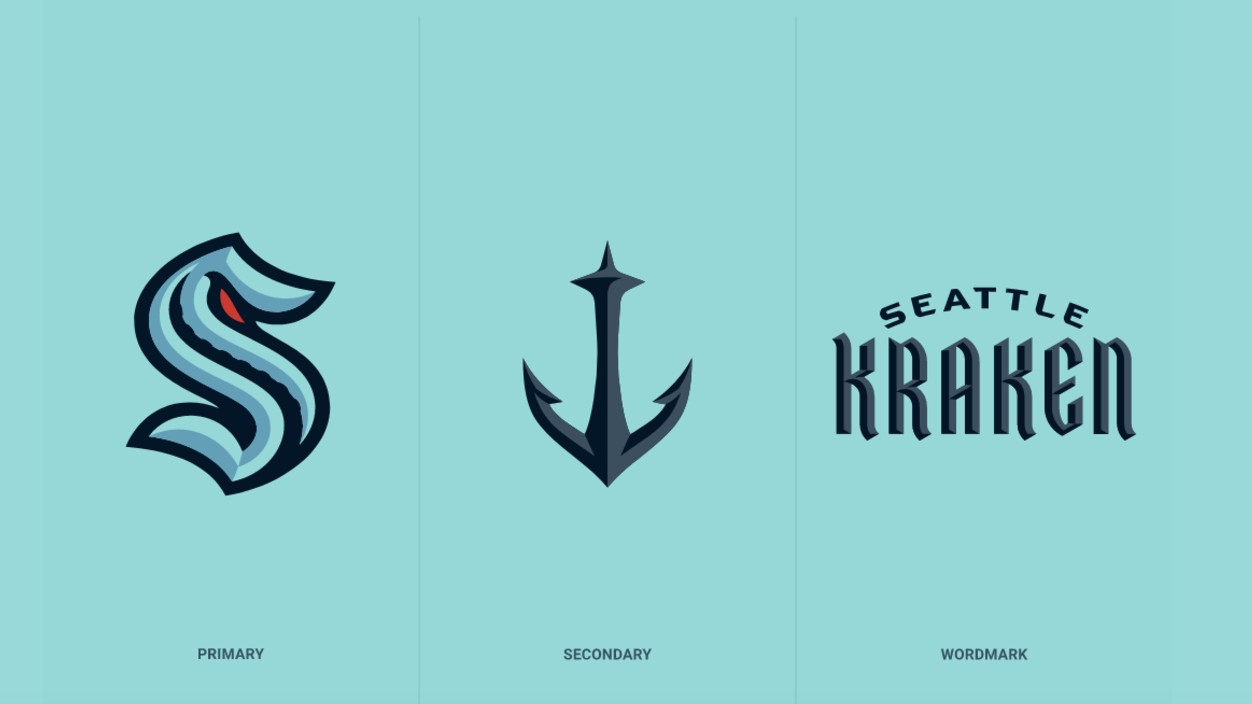 We made a Seattle Kraken logo and uniform concepts because why not