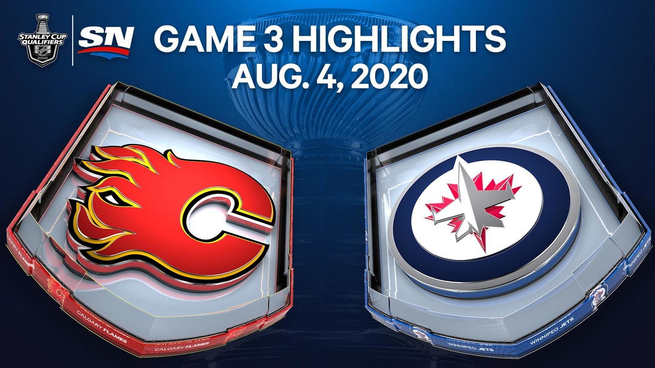 Flames retake series lead with big win over Jets