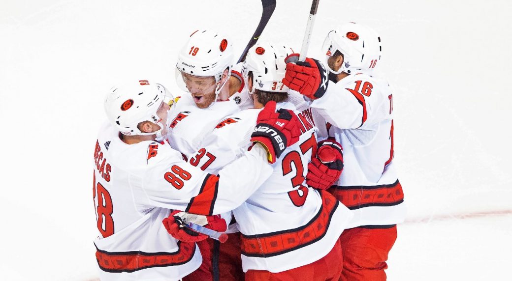 Necas scores in OT as Hurricanes beat Panthers