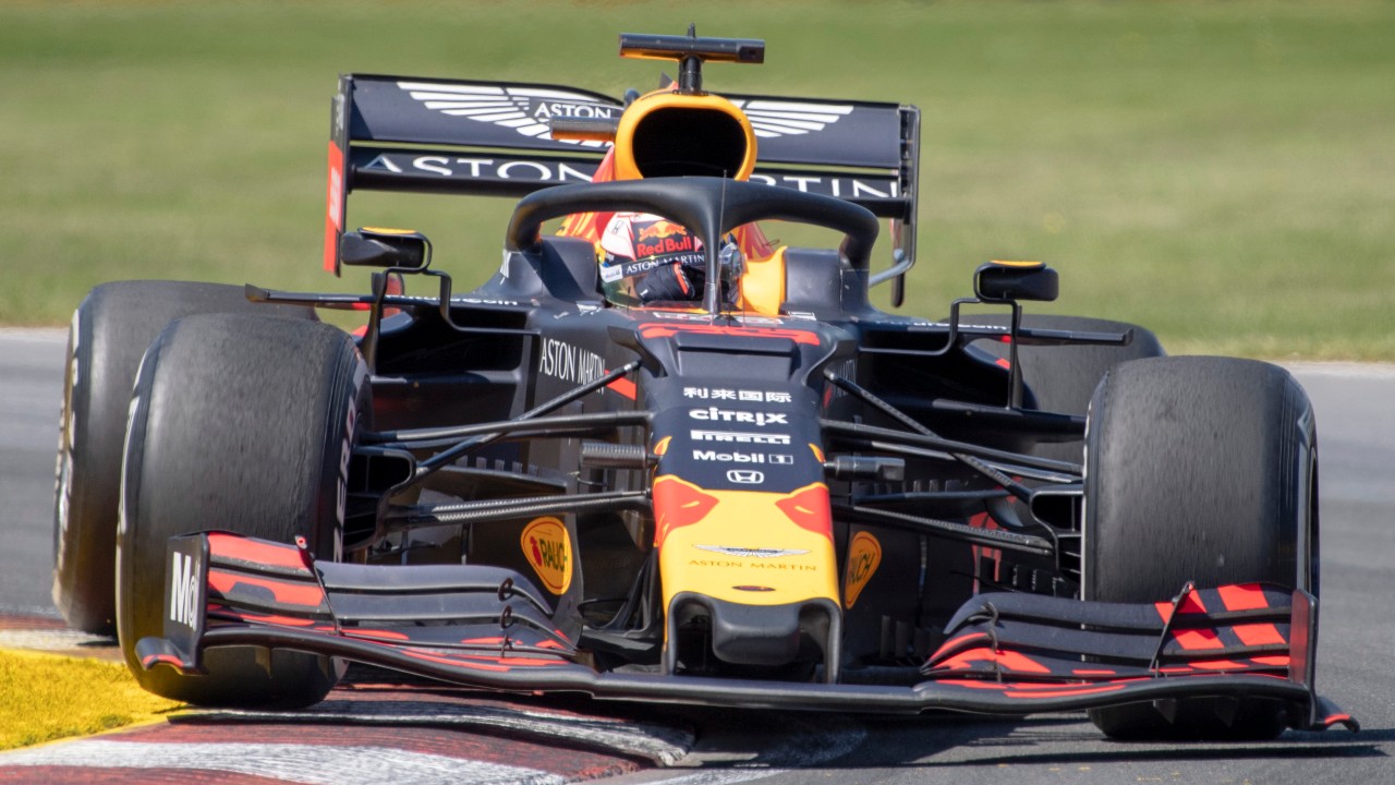 Red Bull Racing driver Max Verstappen of the Netherlands comes through the Senna corner during the Canadian Grand Prix. (Graham Hughes/CP)