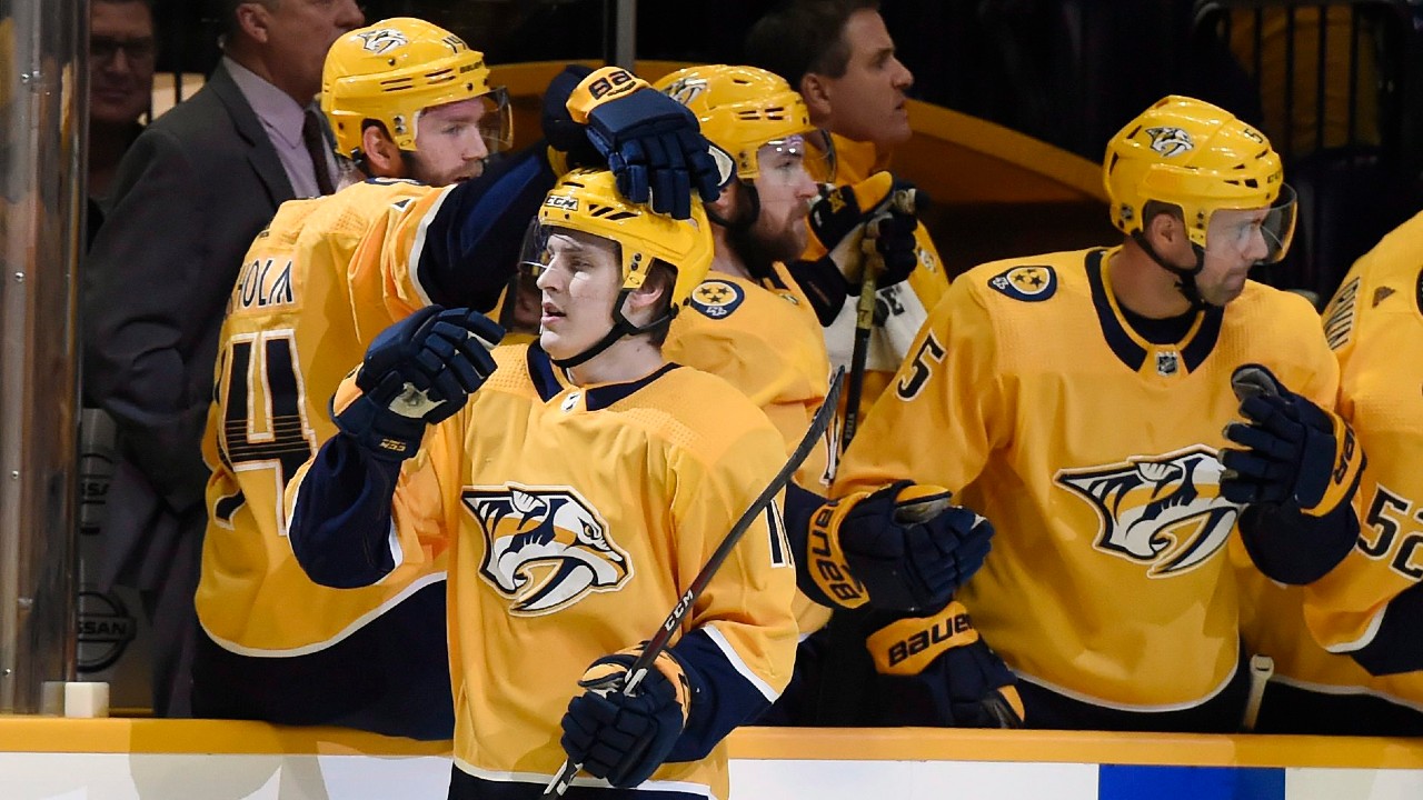 Nashville Predators' Eeli Tolvanen. (Mark Zaleski/AP)
