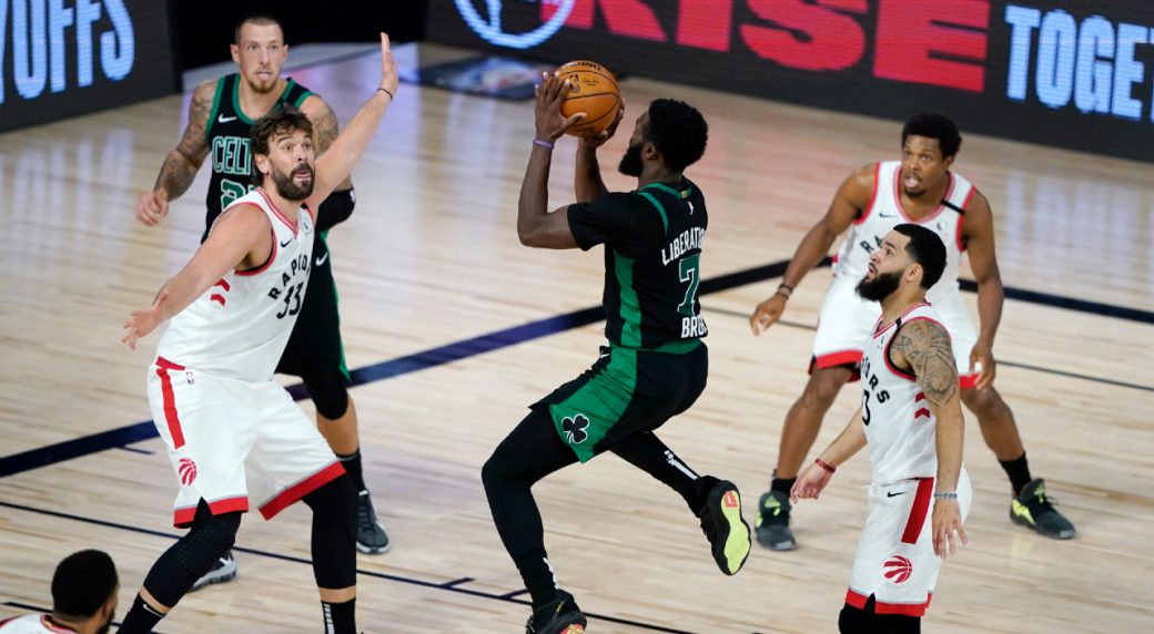 Following Unprecedented Week Raptors Lack Solutions For Celtics In Game 1 Sportsnet Ca