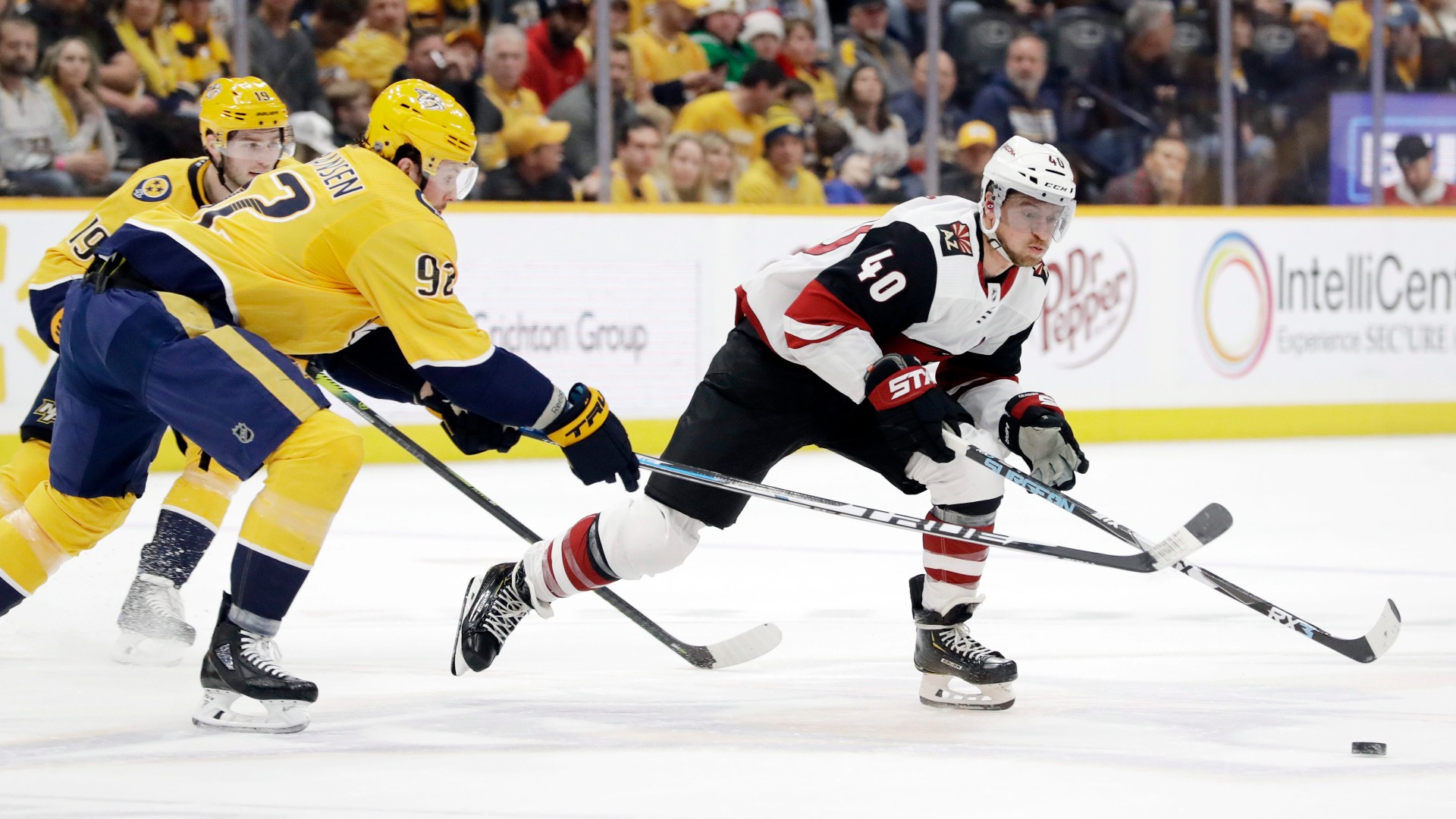 The Arizona Coyotes have placed veteran forward Michael Grabner on waivers to buy out the final year of his contract. (Mark Humphrey/AP)