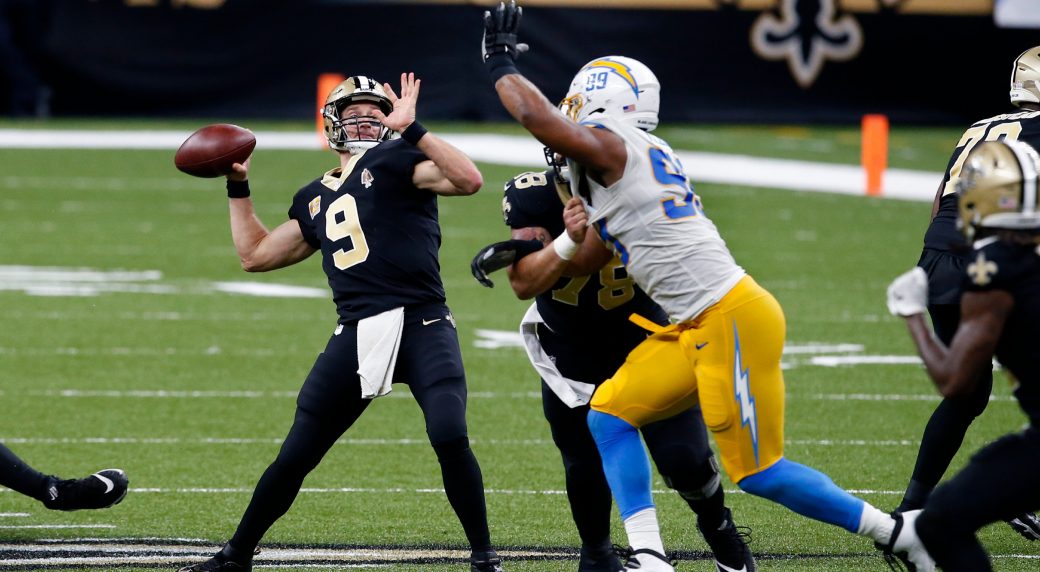 Saints vs. Chargers score: Drew Brees rallies New Orleans to overtime