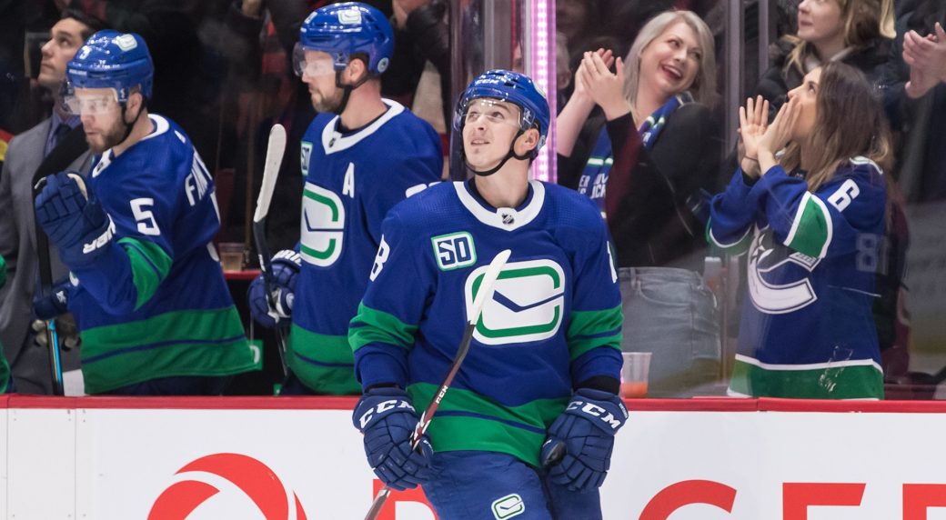 Jake Virtanen lands a new 2 year deal worth $5.1 m