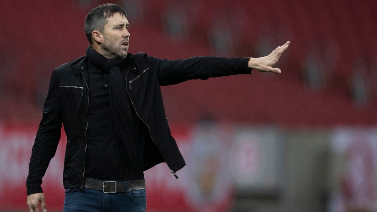 Eduardo Coudet. (Liamara Polli/ AP via Pool)