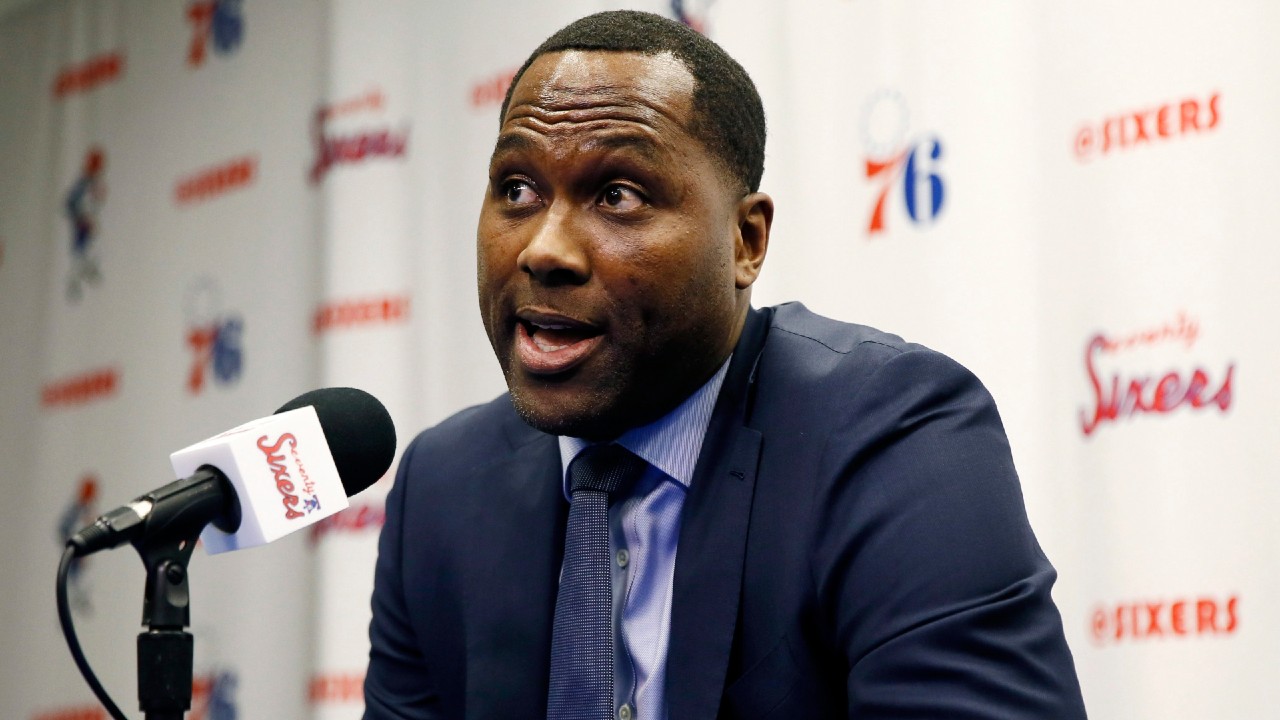 Philadelphia 76ers general manager Elton Brand. (Matt Slocum/AP)
