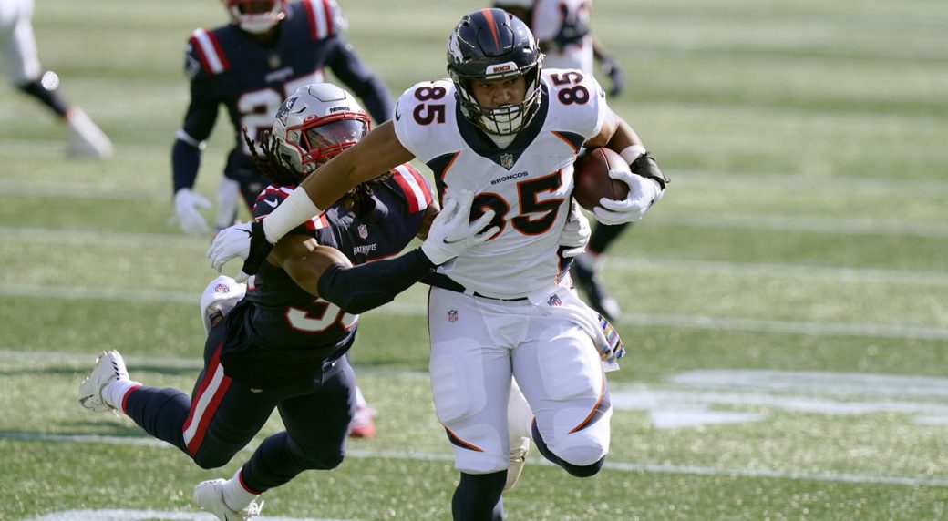 Broncos rookie tight end Okwuegbunam out with torn ACL