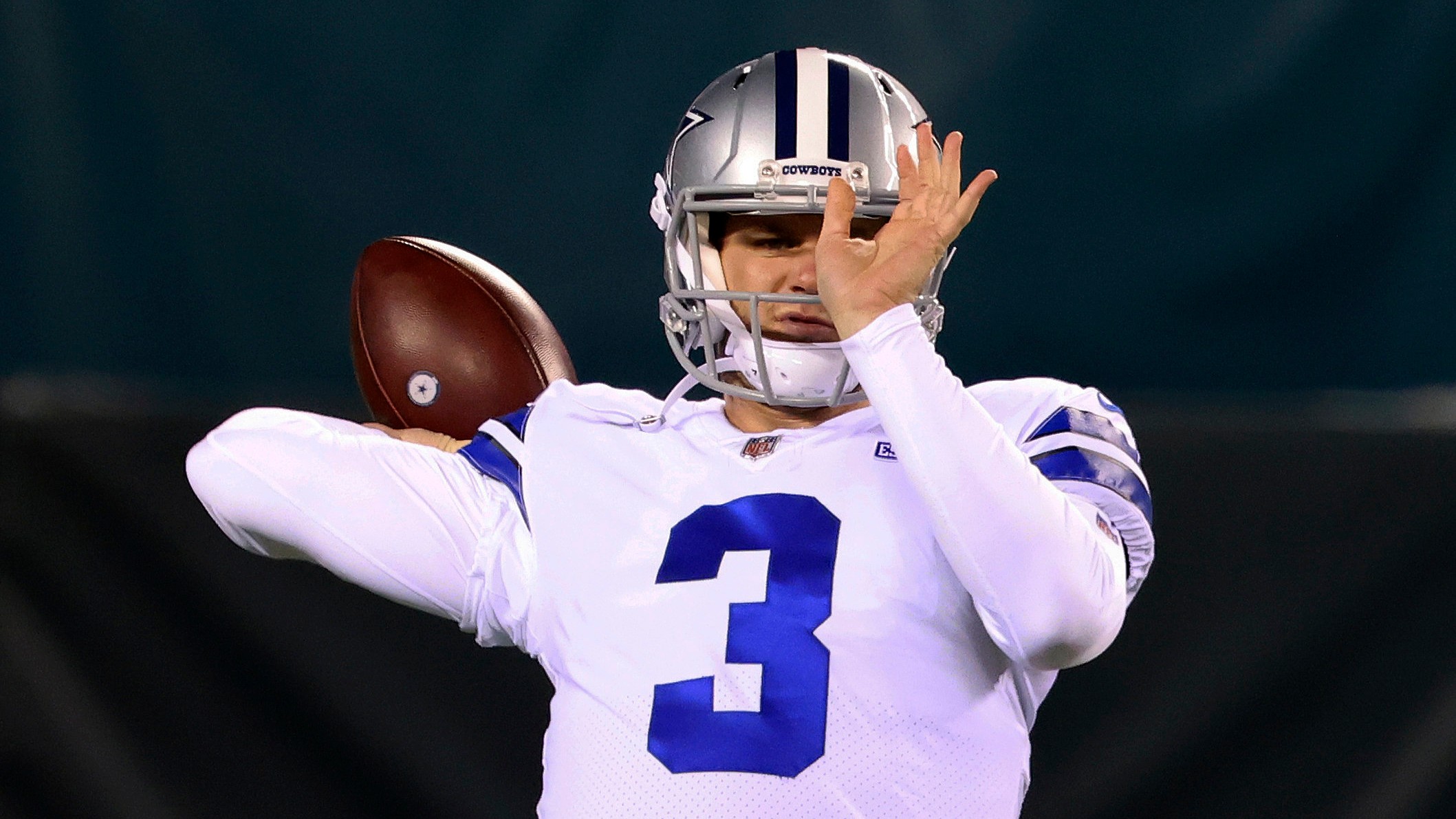 Gilbert (3) and Rush (not pictured) will compete for the starting job in practice, and one will start Sunday at home against the Steelers. (AP Photo/Rich Schultz)