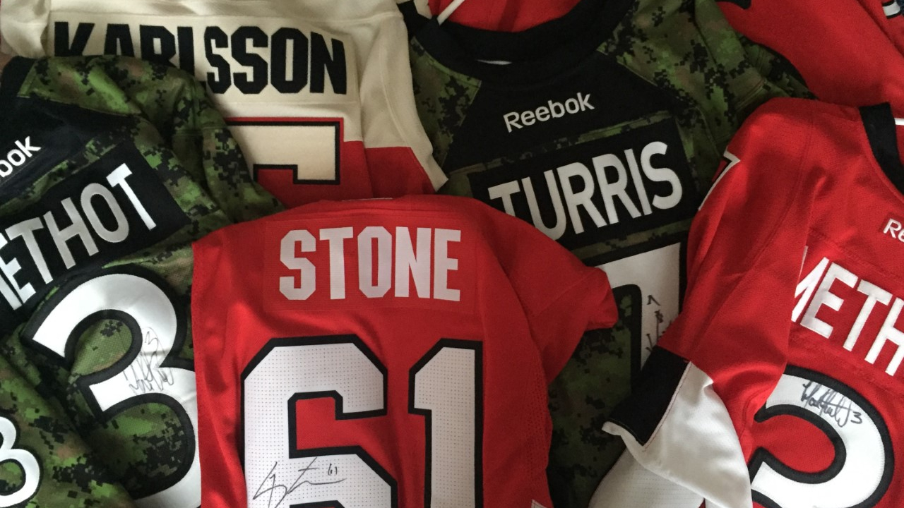 Lot Detail - Kyle Turris - Game Used Ottawa Senators Heritage