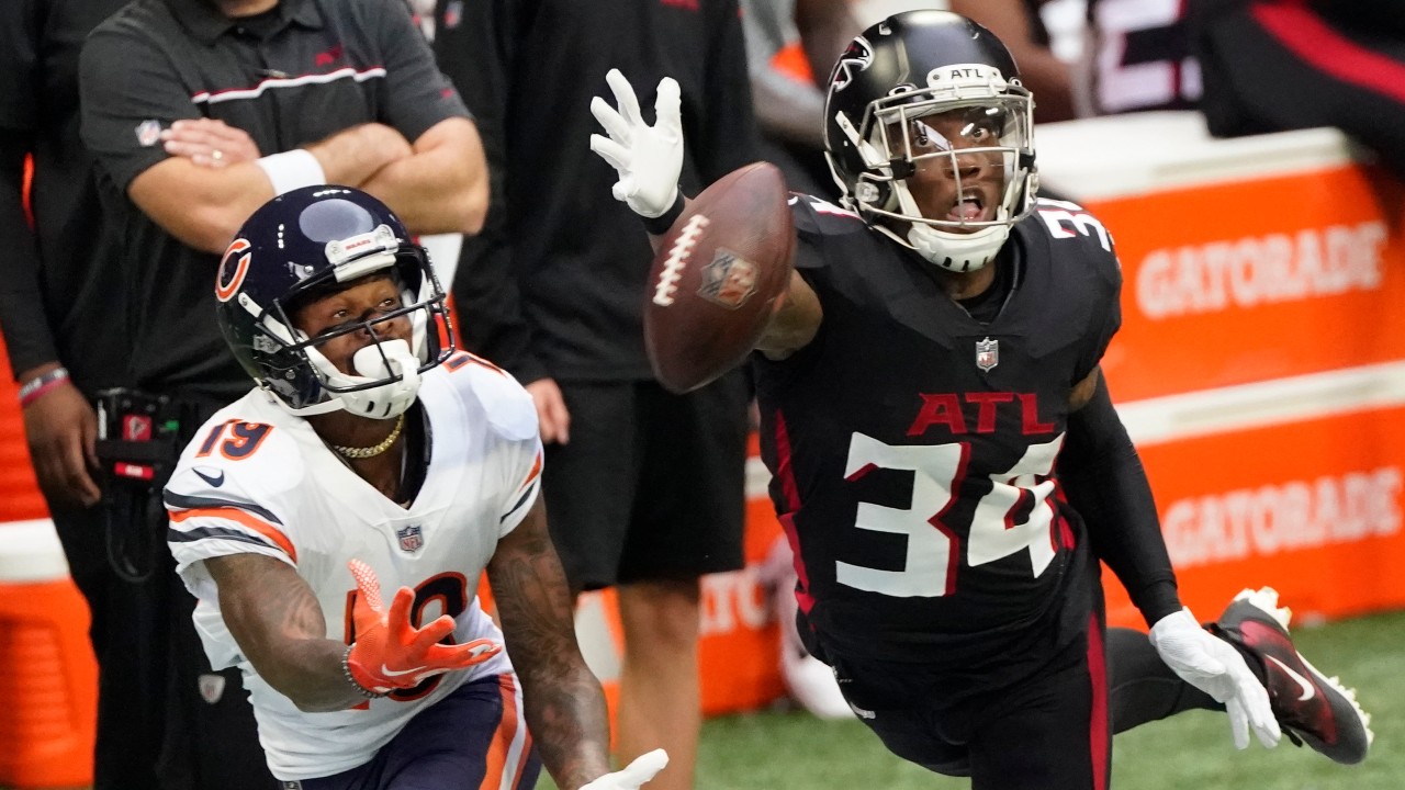 Ted Ginn Jr., left, has been released by the Bears. (AP Photo/John Bazemore)