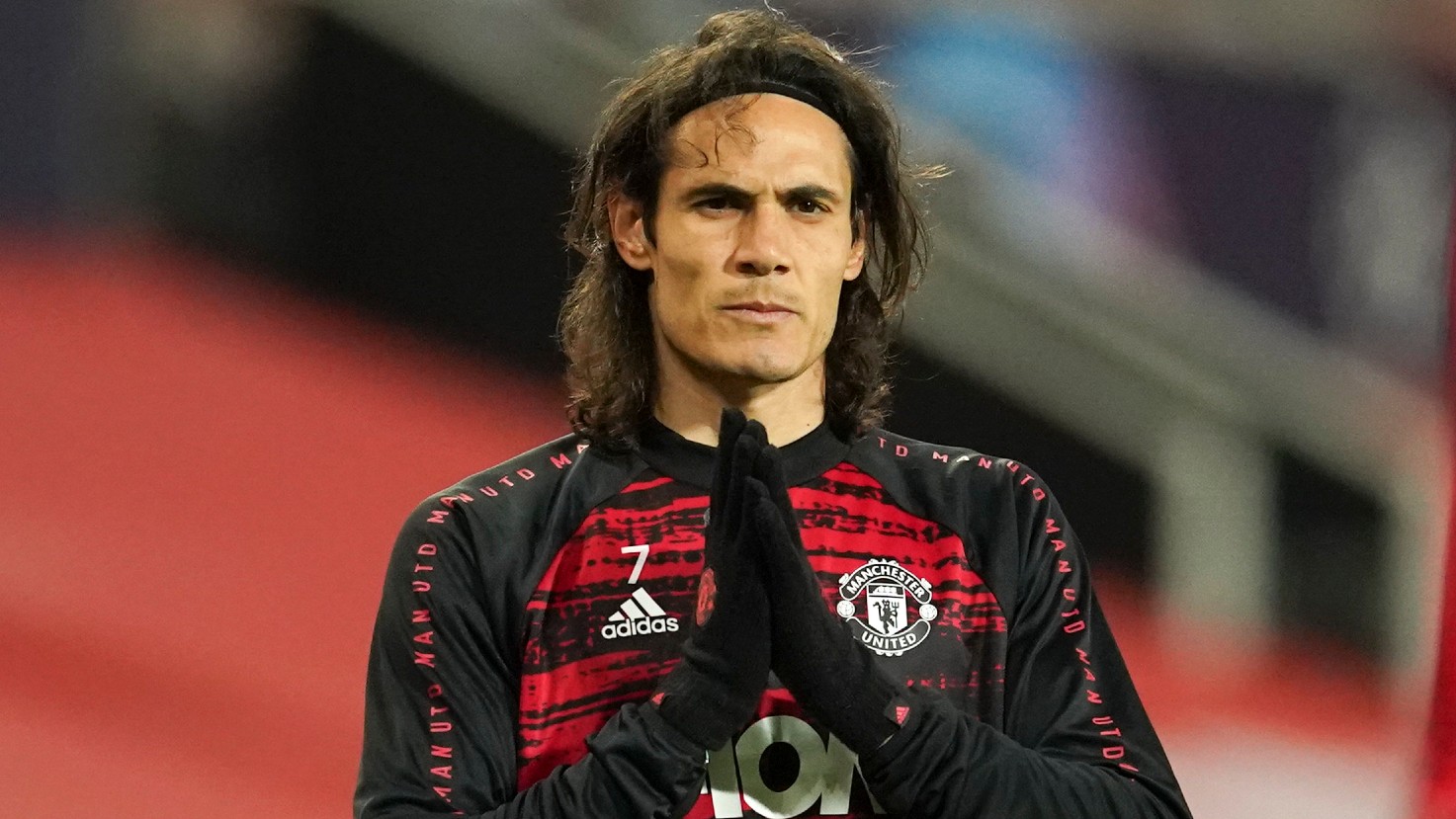 Manchester United's Edinson Cavani. (Dave Thompson/AP)