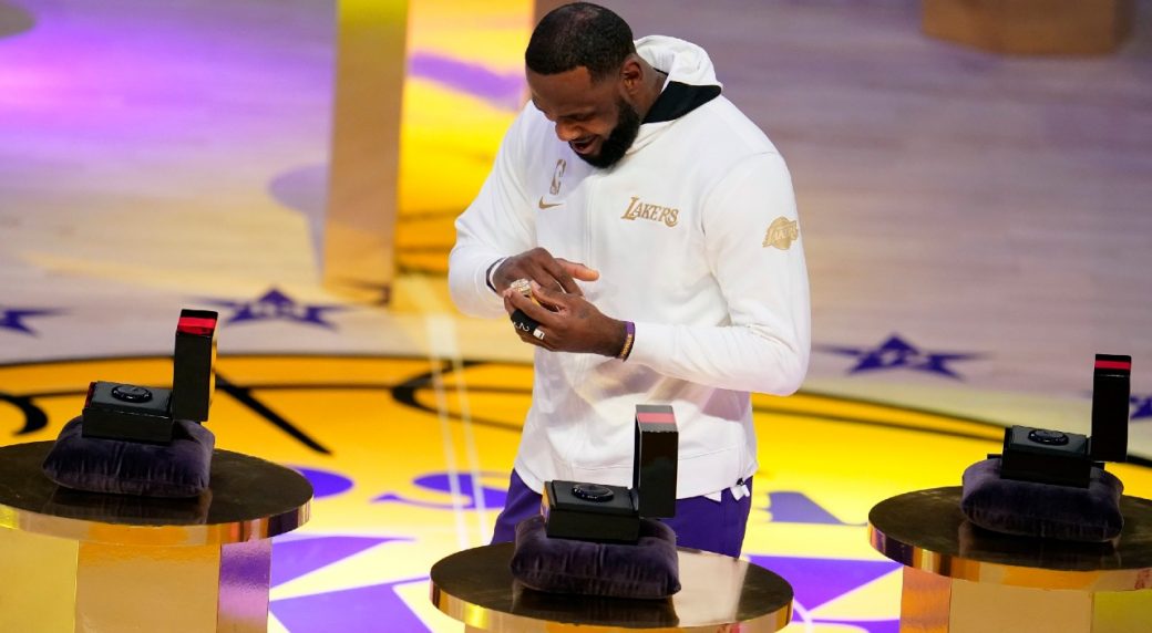 Lakers Honour Kobe Bryant With Tributes On Championship Ring