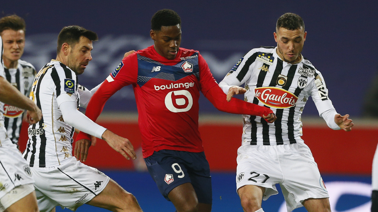 Lille's Jonathan David. (Michel Spingler/AP)