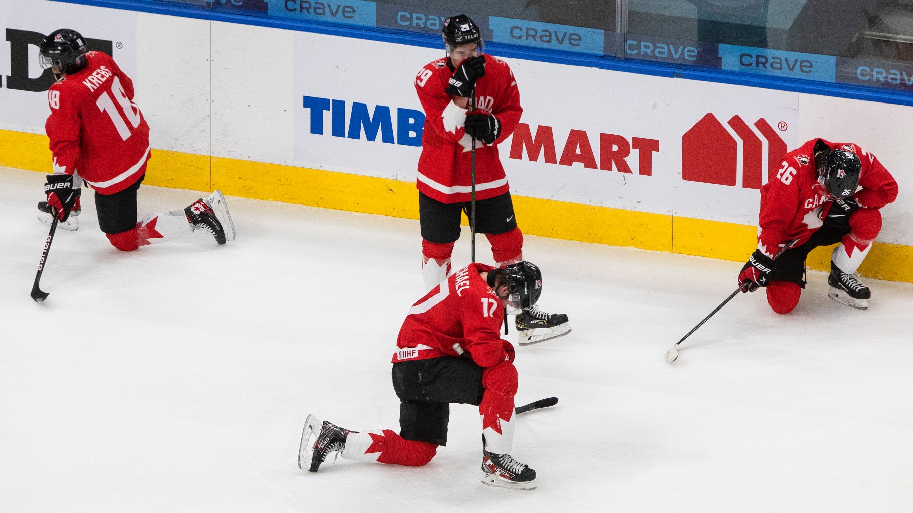 Faced with first genuine test of 2021 world juniors, Canada falls short