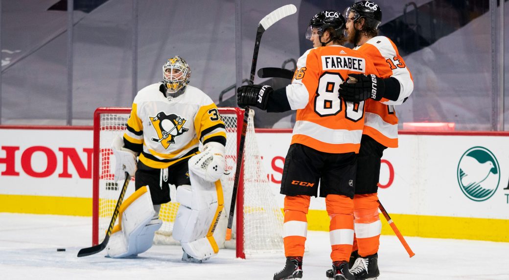 Farabee has four-point game as Flyers beat Penguin