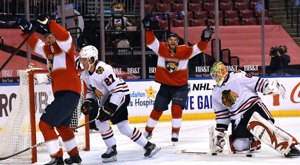 Yandle gets 100th NHL goal, Panthers beat Blackhaw