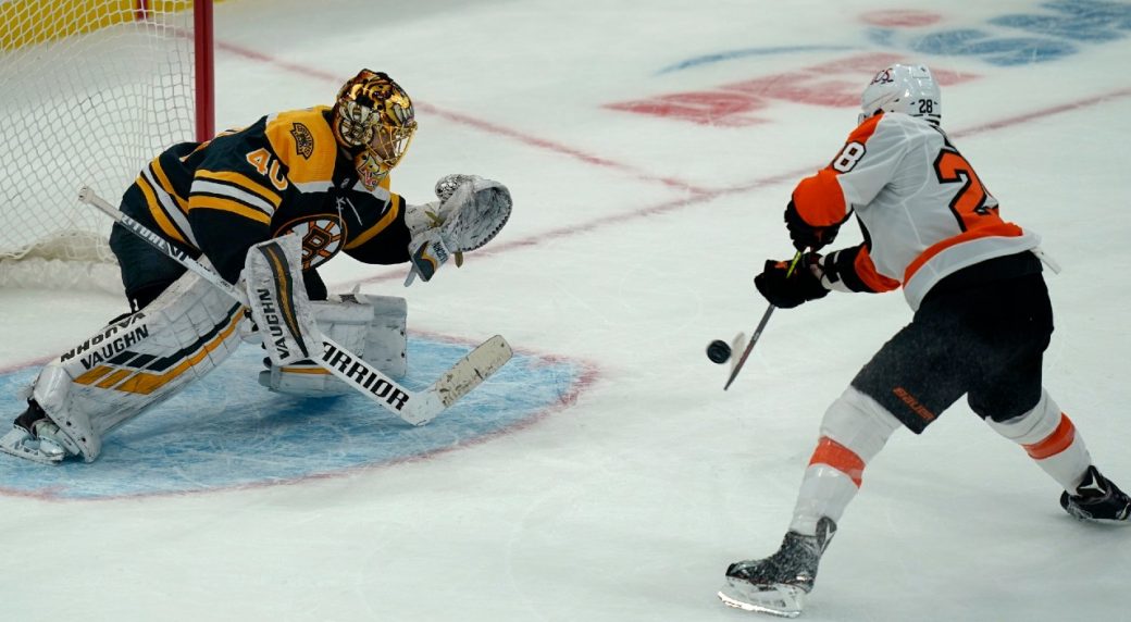 Bruins rally past Flyers for shootout win in home 