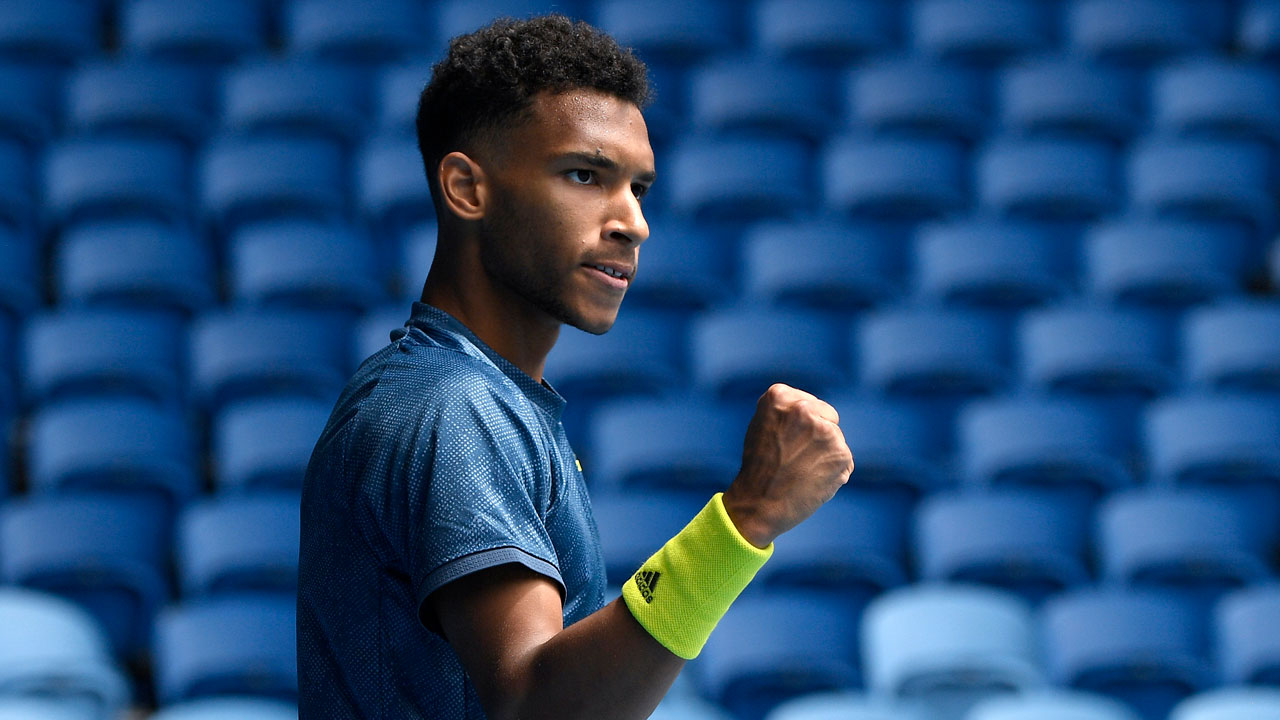 Canada's Felix Auger-Aliassime. (Andy Brownbill/AP)