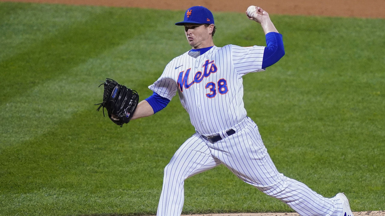 New York Mets relief pitcher Justin Wilson. (John Minchillo/AP)