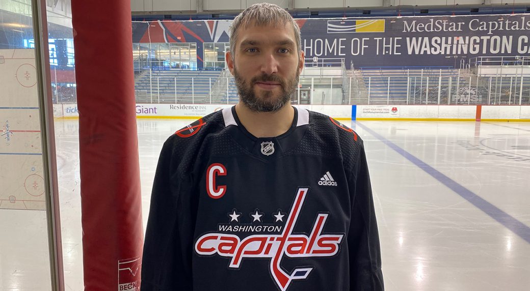 alex ovechkin black jersey