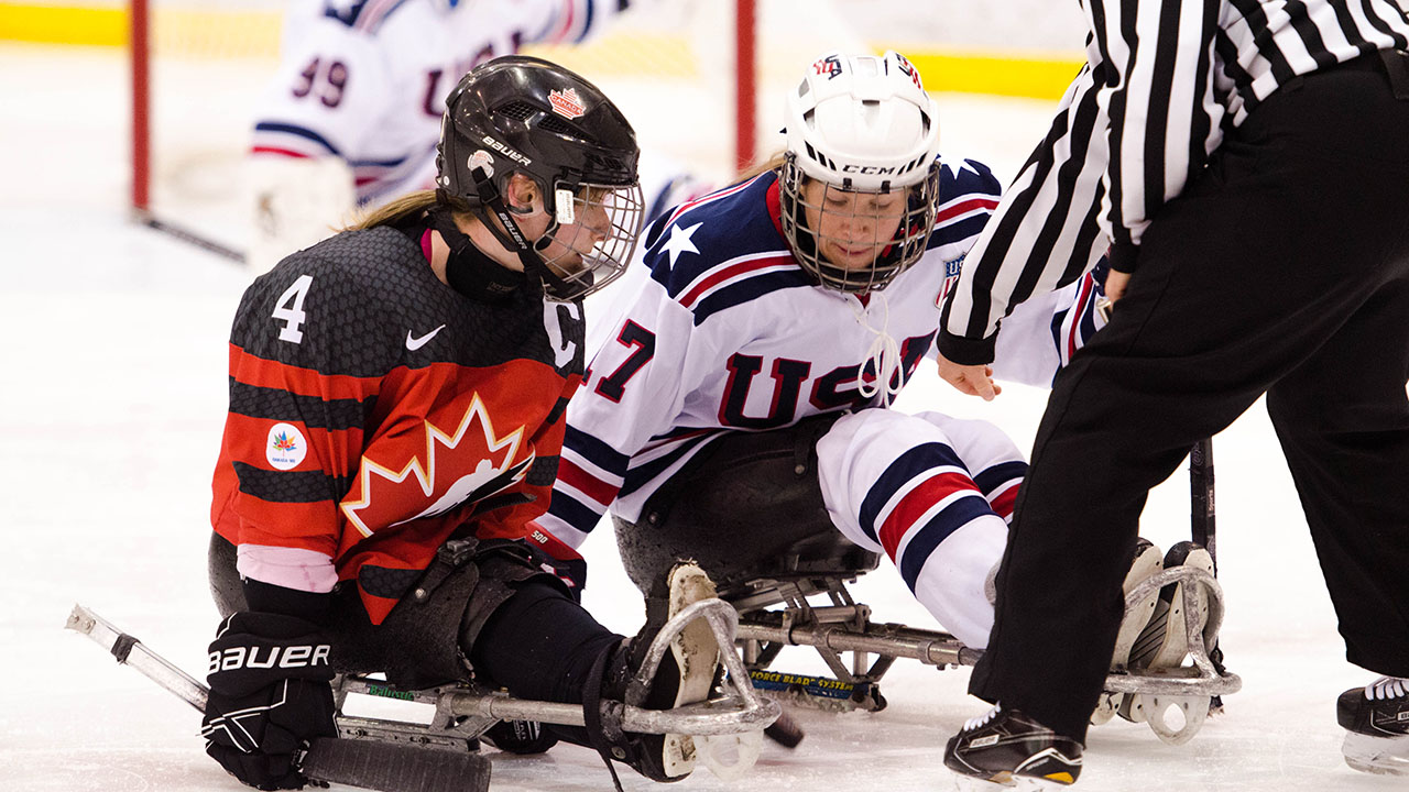 Canadian women's para ice hockey team captain Christina Picton. (Photo: Connor Mah)