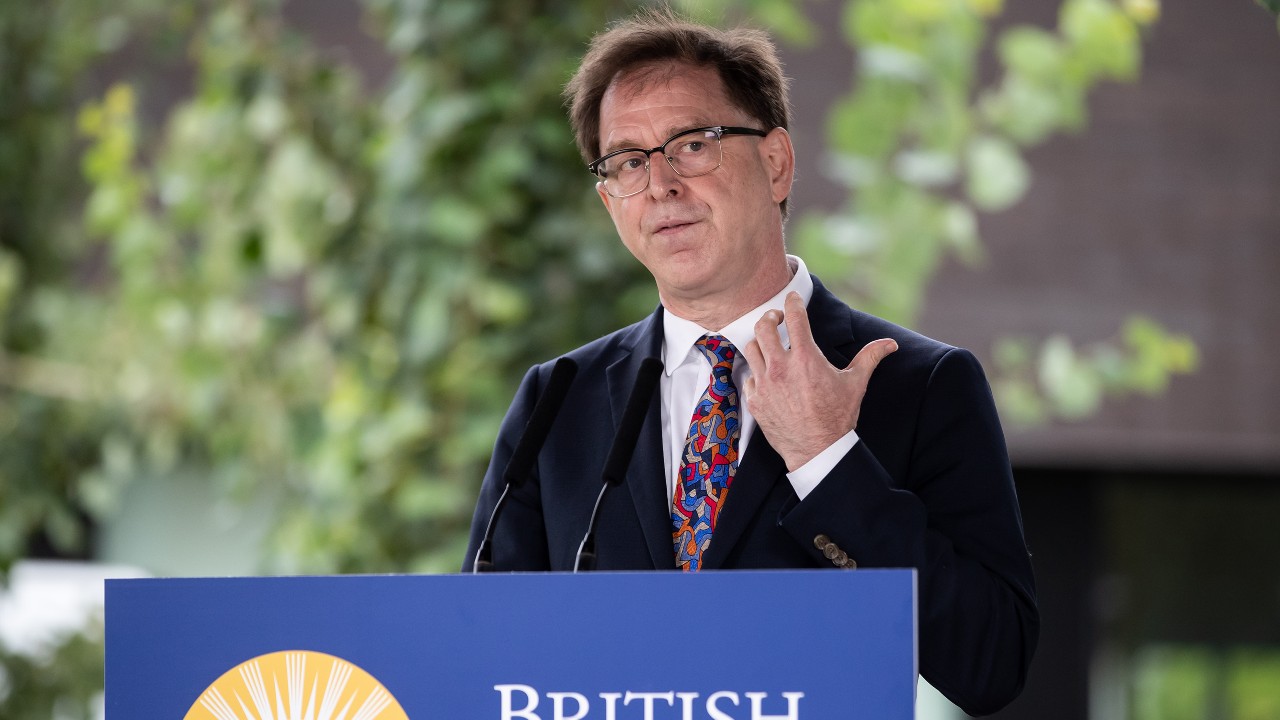 British Columbia Health Minister Adrian Dix speaks during an announcement about a new regional cancer centre, in Surrey, B.C., on Thursday, August 6, 2020. British Columbia's Health Minister Adrian Dix says a significant step has been taken toward much needed upgrades to a hospital in Prince George, B.C. (Darryl Dyck / CP)