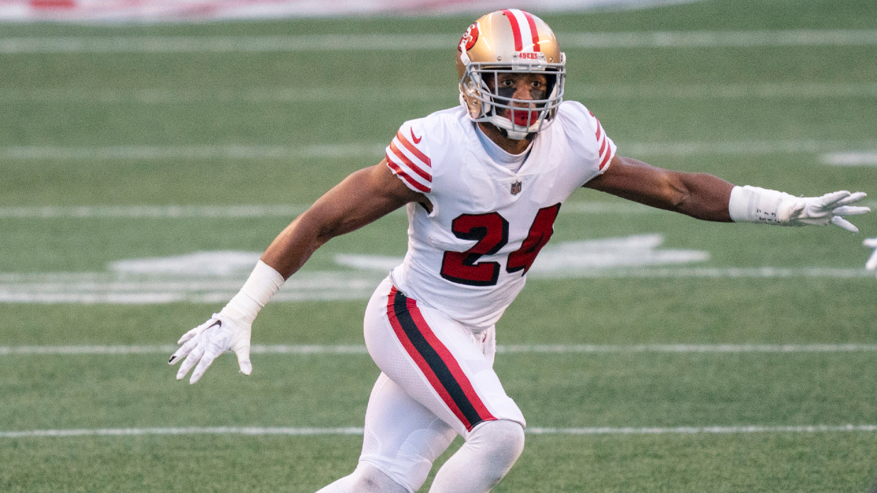 San Francisco 49ers cornerback K'Waun Williams plays during the second half of an NFL football game against the Seattle Seahawks in Seattle, in this Sunday, Nov. 1, 2020. (AP Photo/Stephen Brashear)
