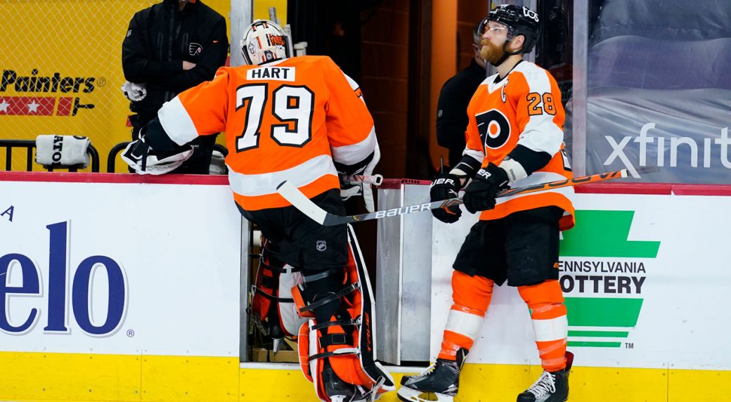 Flyers to scratch goaltender Carter Hart for two games vs. Sabres