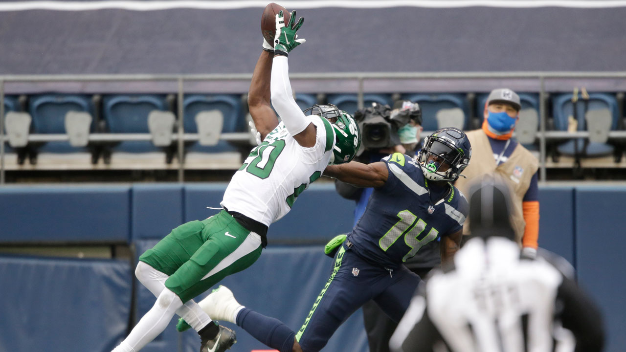 New York Jets safety Marcus Maye (20). (Lindsey Wasson/AP)