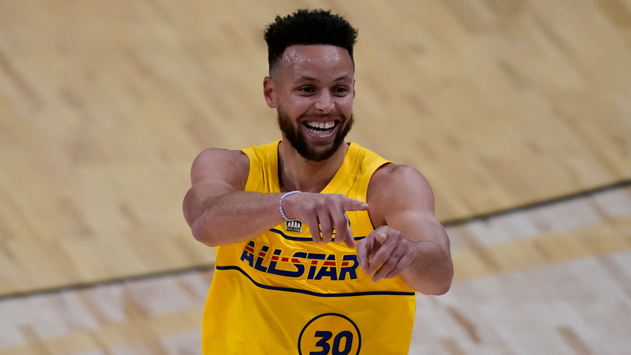 Warriors Steph Curry enters second half after All-Star Game