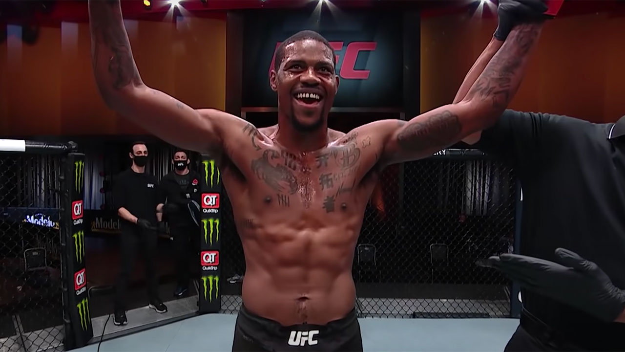 Kevin Holland is a rising star in the UFC’s middleweight division. (YouTube/UFC)