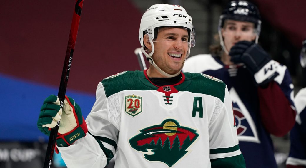 No. 11, Zach Parise of the Minnesota Wild and son of former North