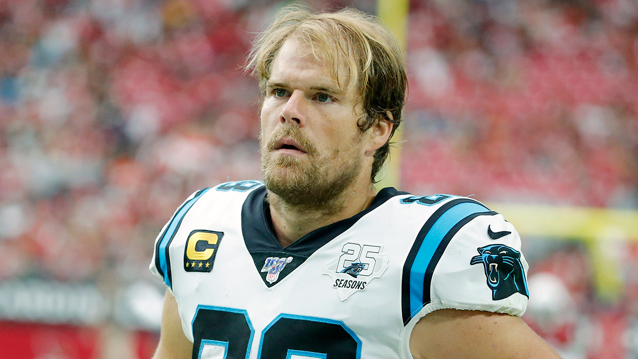 Carolina Panthers tight end Greg Olsen (88) watches during a game against the Arizona Cardinals in Glendale, Ariz., in this Sunday, Sept. 22, 2019 photo. (Rick Scuteri/AP)