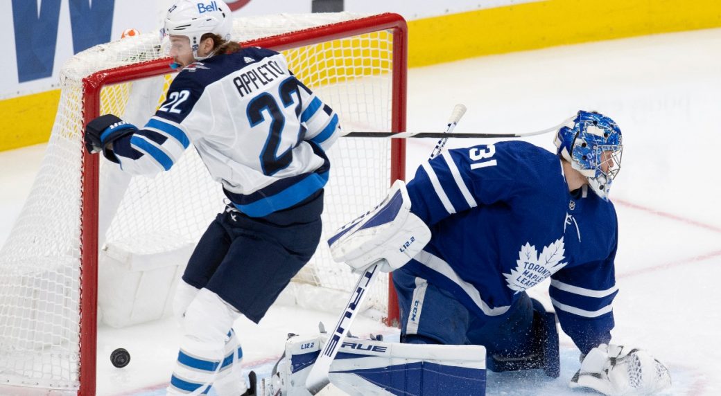 Andersen, Maple Leafs losing ground to Jets: ‘Not good enough to win’