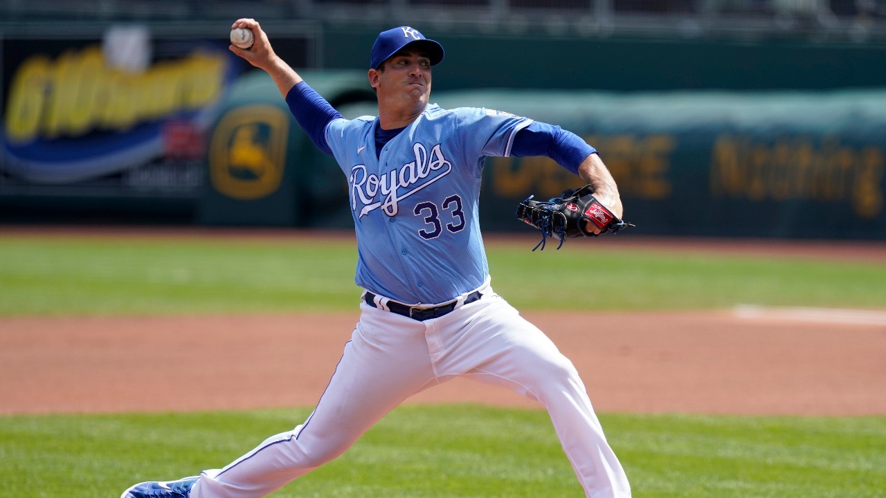 Matt Harvey, pictured as a member of the Royals. (AP Photo/Orlin Wagner)