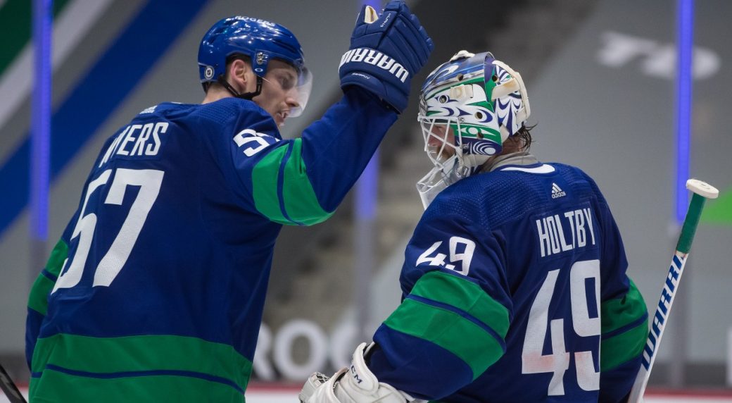 Canucks rebound after dropping the first of four a