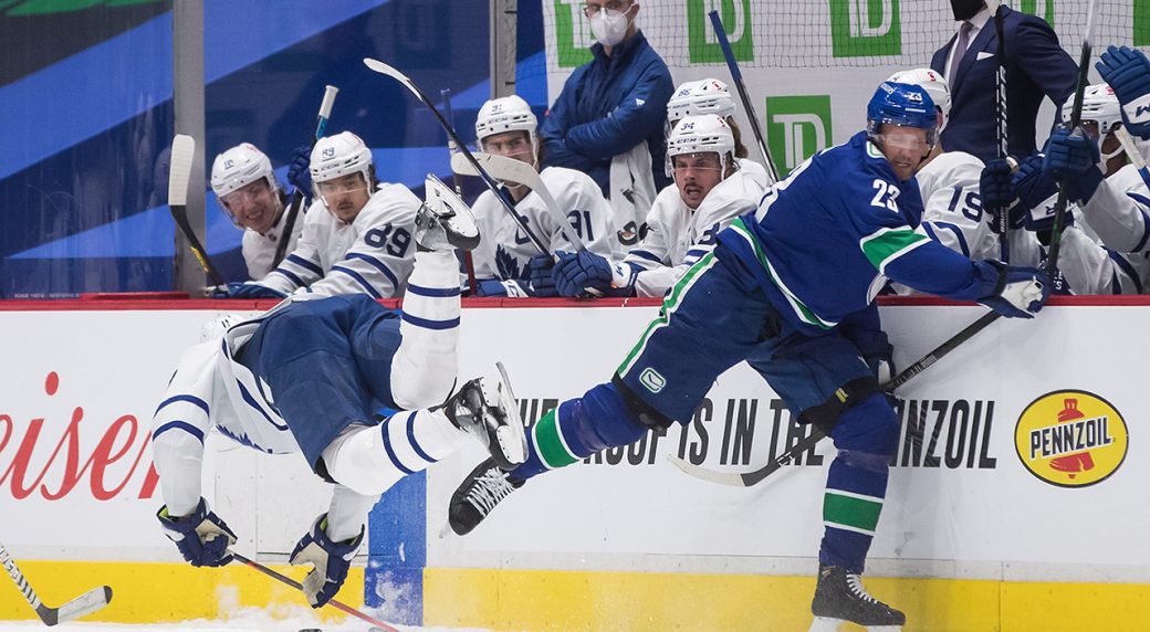 Canucks overcome the flu and beat the Leafs with a gritty 60 minute effort