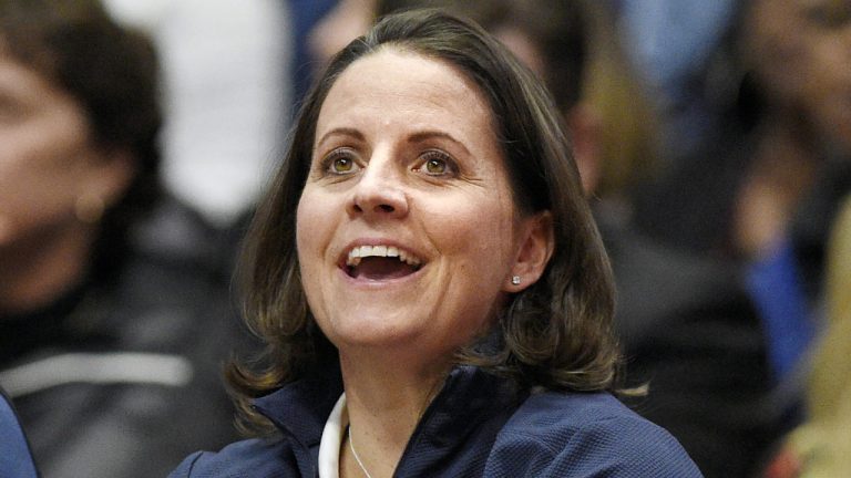 Jennifer Rizzotti has been named president of the WNBA's Connecticut Sun, the team announced Tuesday, April 20, 2021. (Jessica Hill/AP)