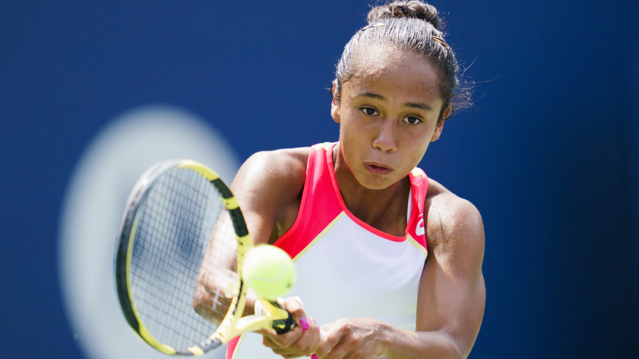 Leylah Annie Fernandez of Canada. (Mark Blinch/CP)