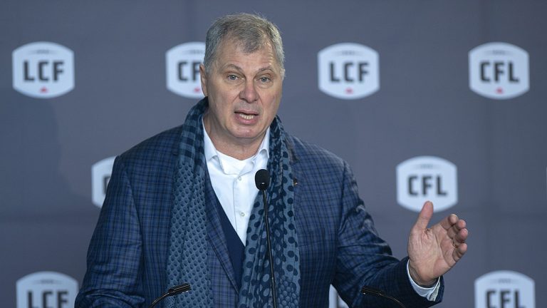 CFL commissioner Randy Ambrosie. (Andrew Vaughan/CP)