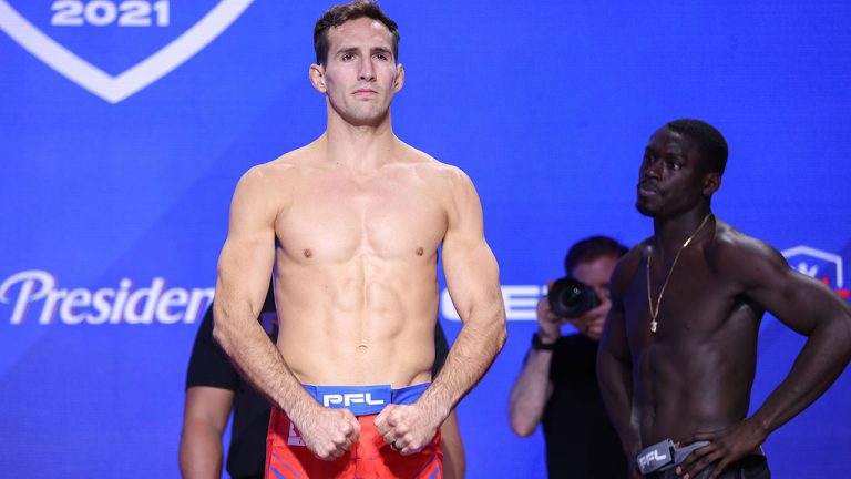 Canada's Rory MacDonald at the weigh-ins before his PFL debut. (Professional Fighters League)