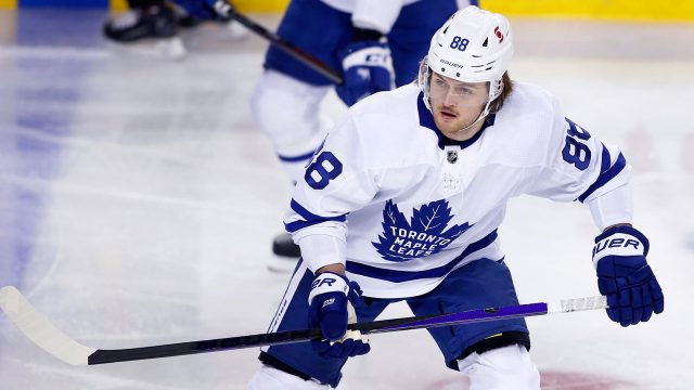 William Nylander of the Toronto Maple Leafs wears a patch in honour News  Photo - Getty Images