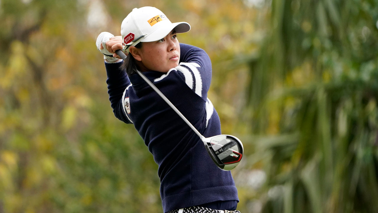 Yuka Saso, of the Philippines. (Eric Gay/AP)